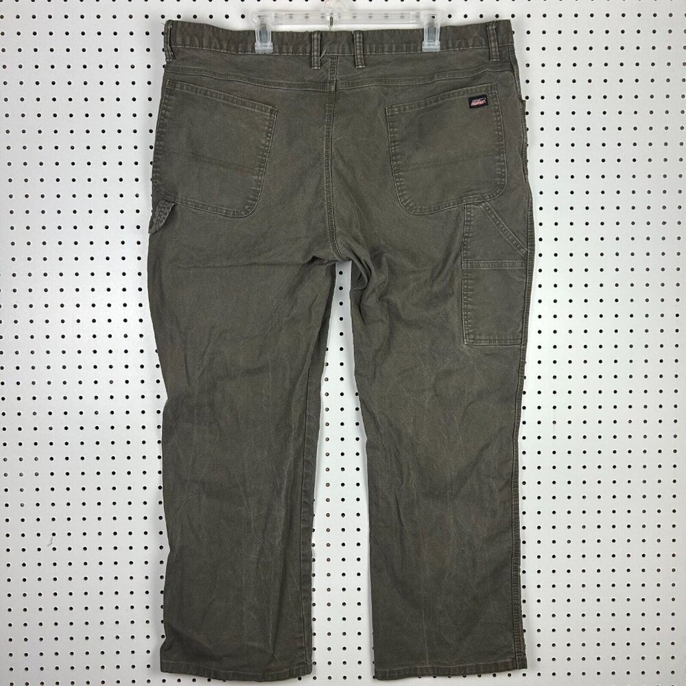 Dickies Army Green Carpenter Pants 42x30 Tactical Outdoor Work Wear Men Military
